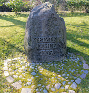 Gedenkstein in Heide
